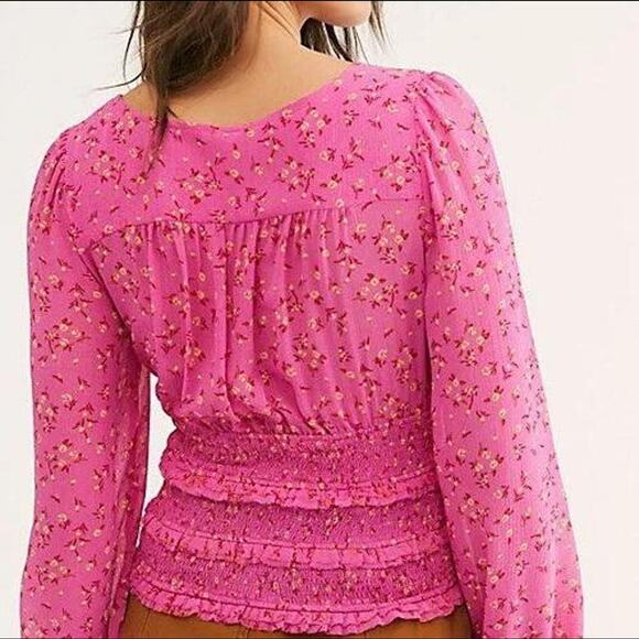 Free People Printed Lolita Top - L - Picture 3 of 8